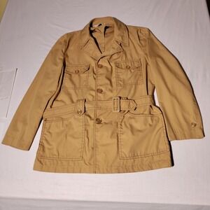 The Patriot Brand Vintage Windbreaker Jacket with Belt Size M